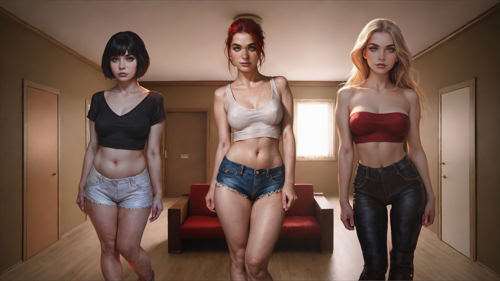 被诅咒的豪宅(Three and One: The Cursed Mansion) v0.210 汉化版 PC+安卓 沙盒SLG游戏 2G-嗨玩社