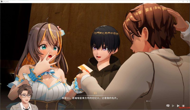 NTR偶像 梦想的约束 官中正式版 3D动态ADV游戏 3.5G