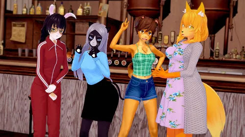 岩石上的尾巴[Tails on the Rocks]v0.4 AI汉化版 PC+安卓 日系SLG游戏 0.75G-嗨玩社