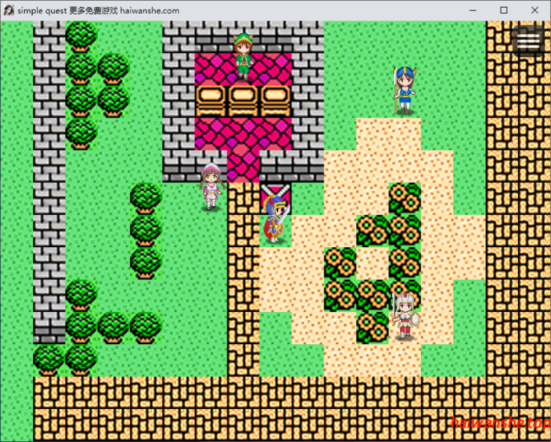 SIMPLE QUEST -简单冒险- SIMPLE QUEST -シンプル クエスト- AI汉化版 探索RPG 1.20G