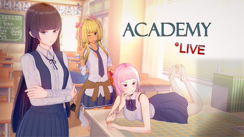 学院：直播！ Academy: Live!  V0.10.1.1 AI汉化版 PC+安卓 日系SLG 6.2G-嗨玩社