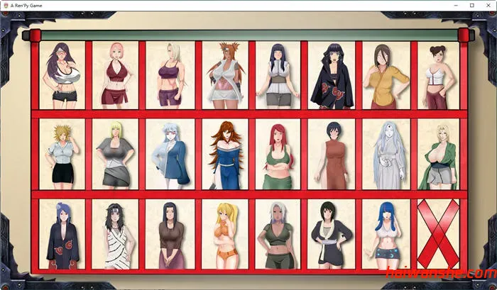 火影女忍训练:最后的战争 v3.8 汉化版 PC+安卓 同人SLG游戏 3.9G