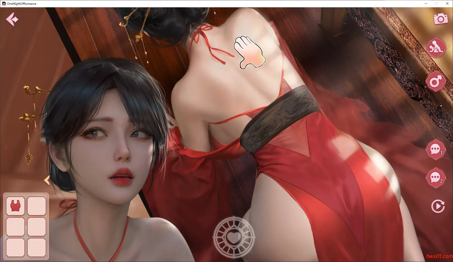 一夜风流(One Night of Romance with my waifu) steam官方中文版 动态SLG游戏 2.3G